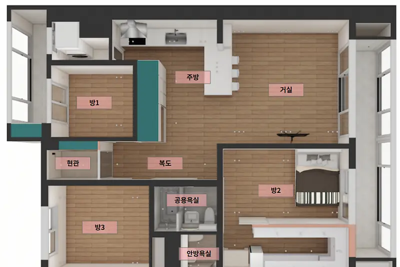 먼셀 시공사례 사진
